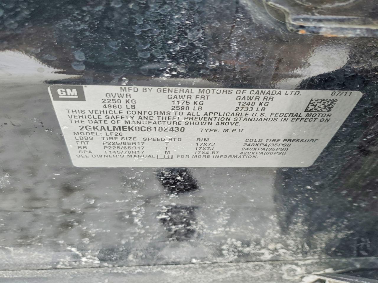 2012 GMC Terrain