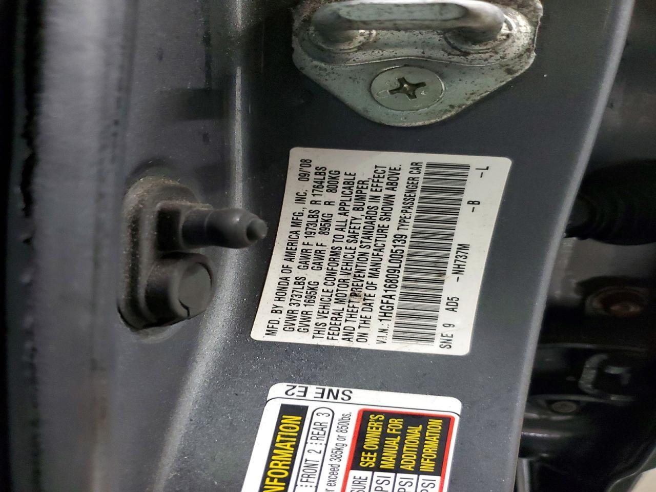 2009 HONDA CIVIC