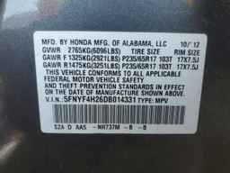 2013 HONDA PILOT