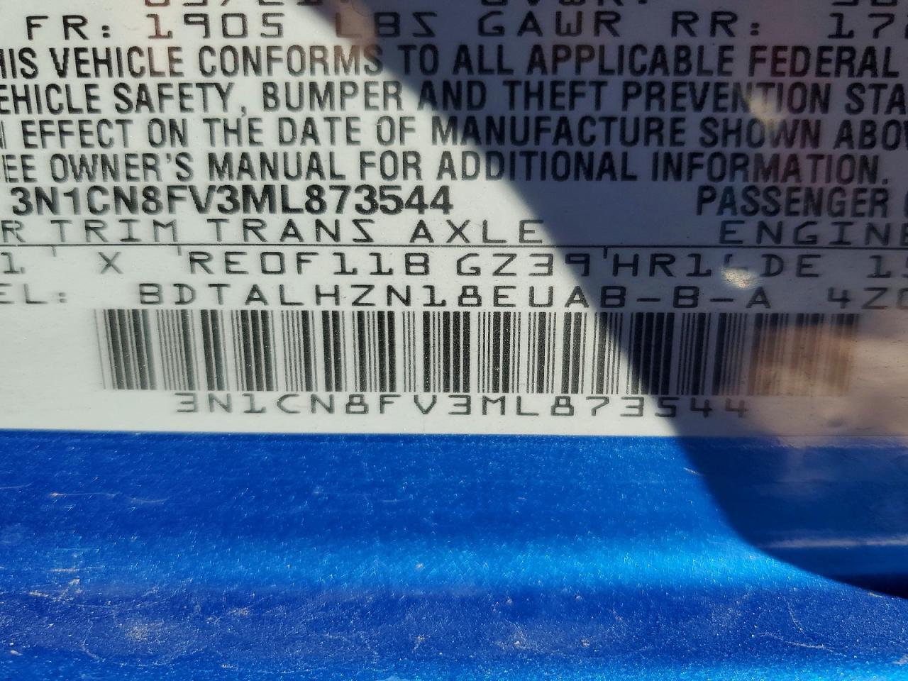 2021 NISSAN VERSA