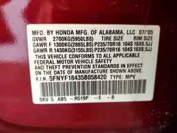 2005 HONDA PILOT