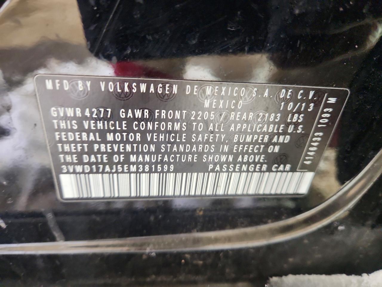 2014 VOLKSWAGEN JETTA