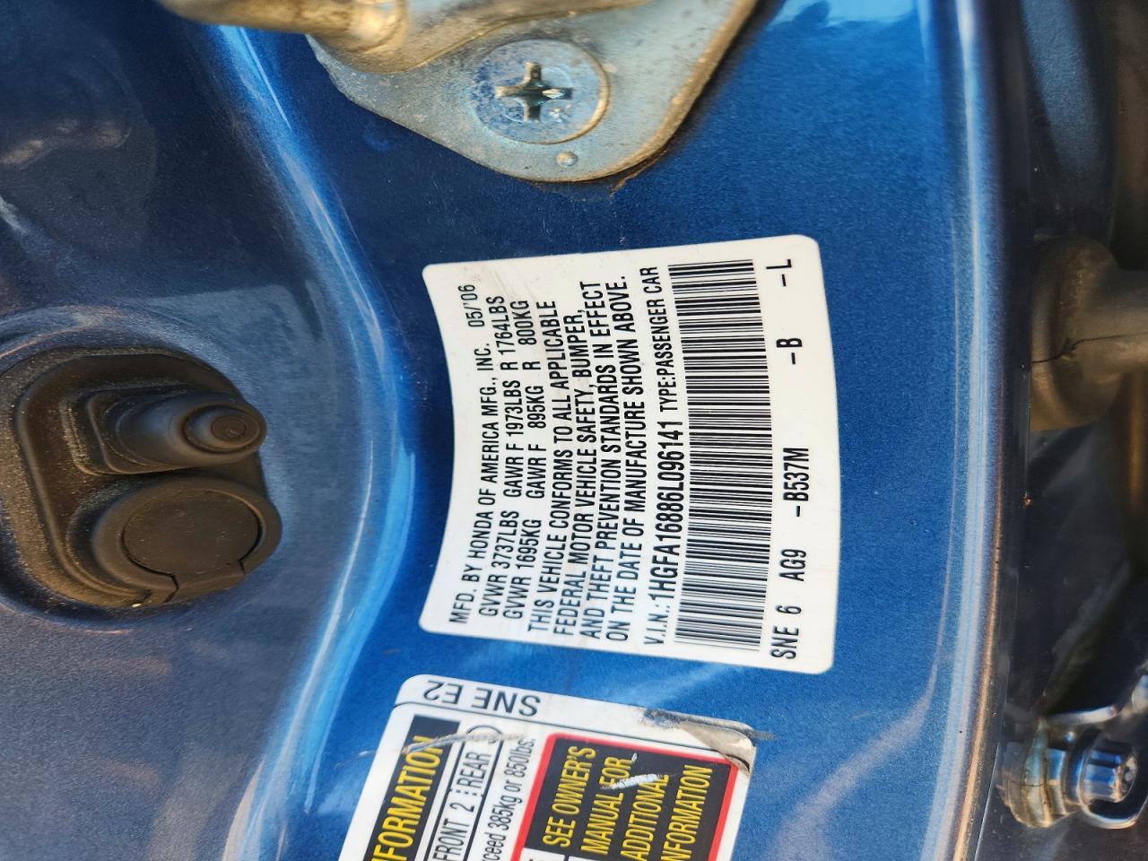 2006 HONDA CIVIC