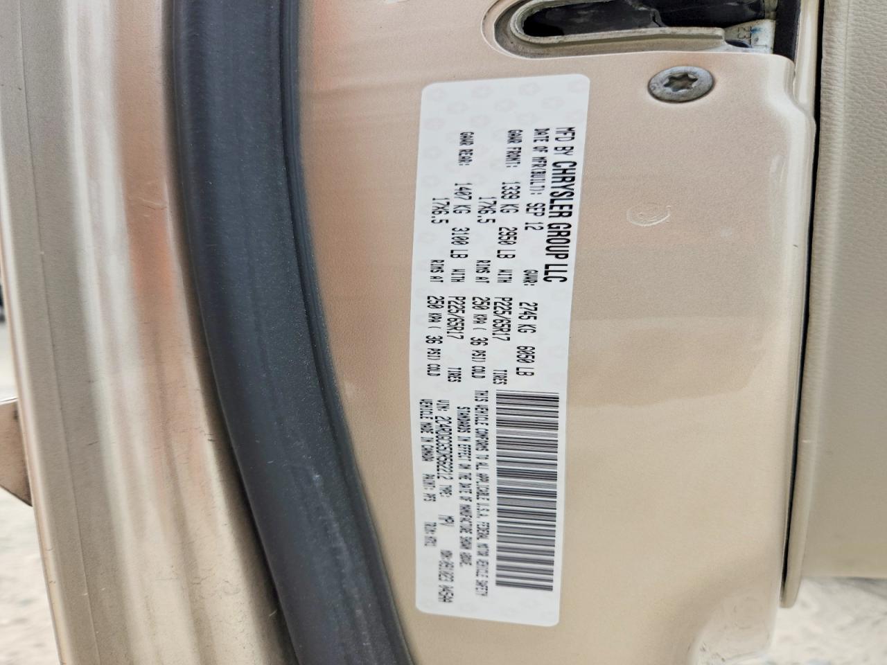 2013 DODGE GRAND CARAVAN