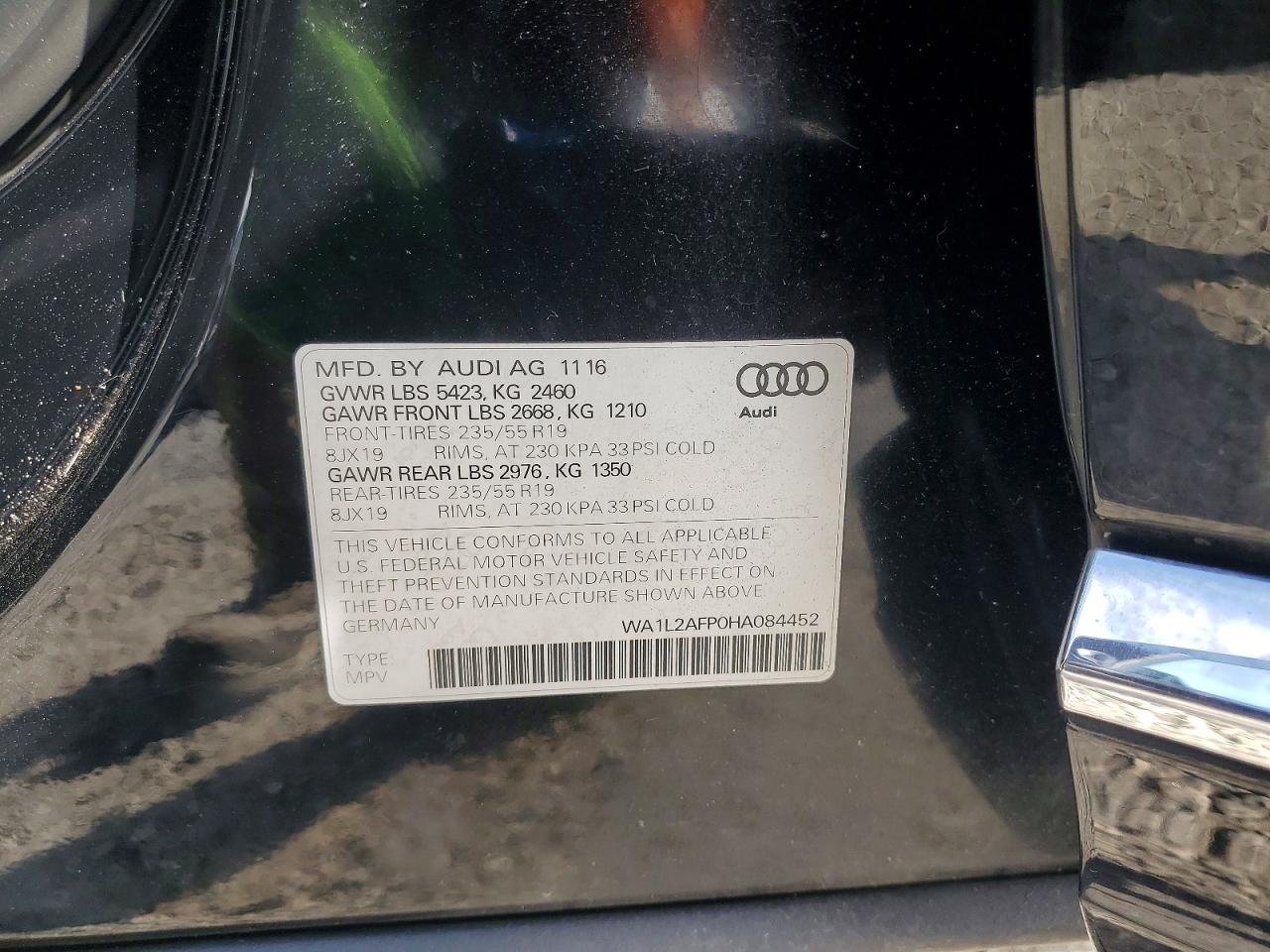 2017 AUDI Q5
