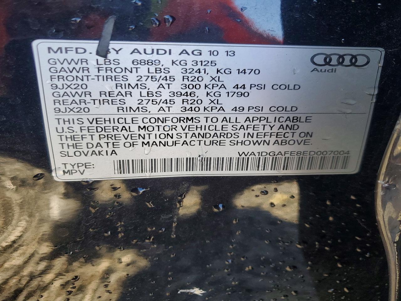 2014 AUDI Q7