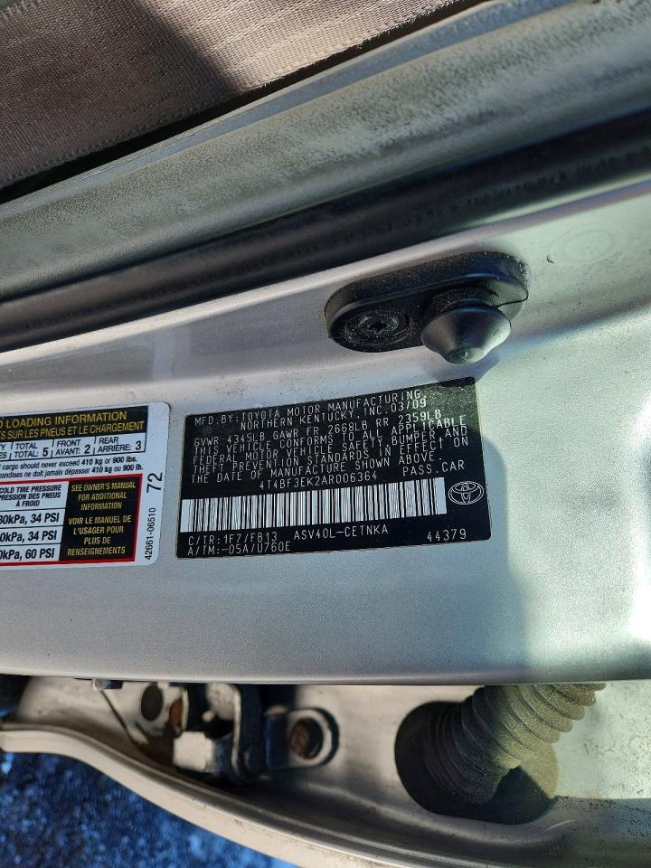 2010 TOYOTA CAMRY