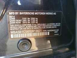 2015 BMW 5 series