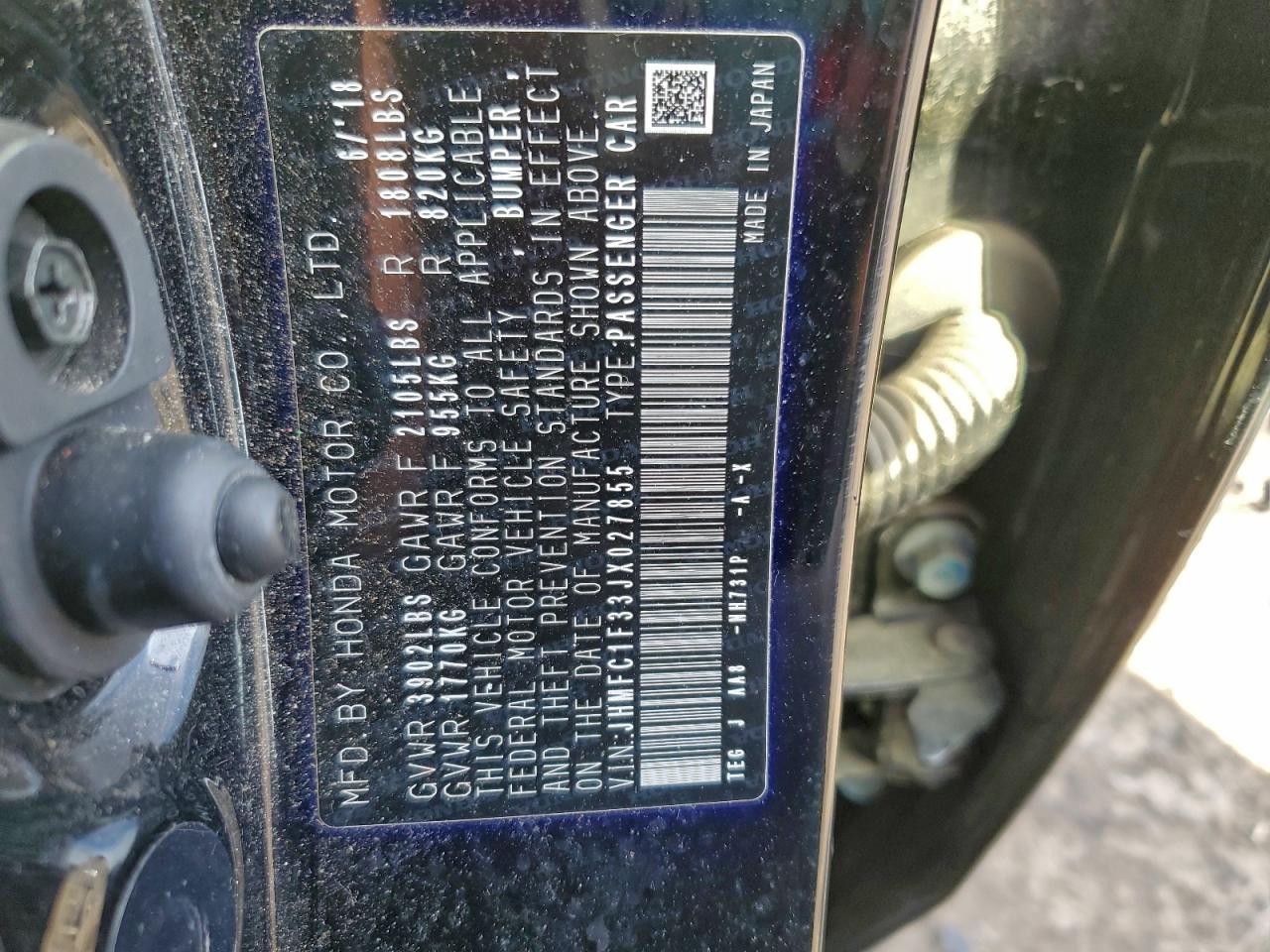 2018 HONDA CIVIC
