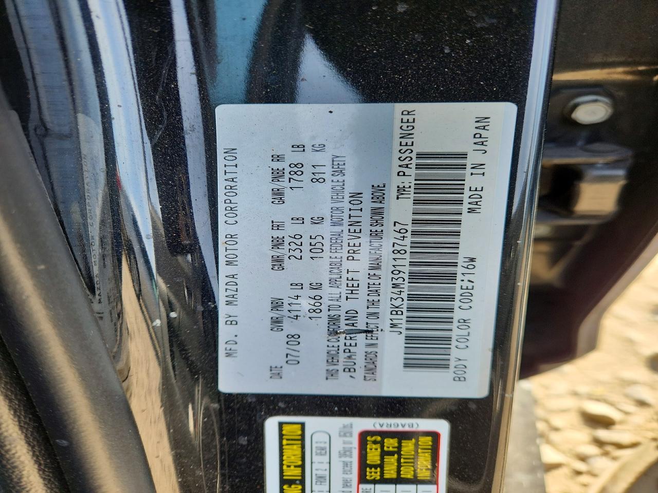 2009 MAZDA 3