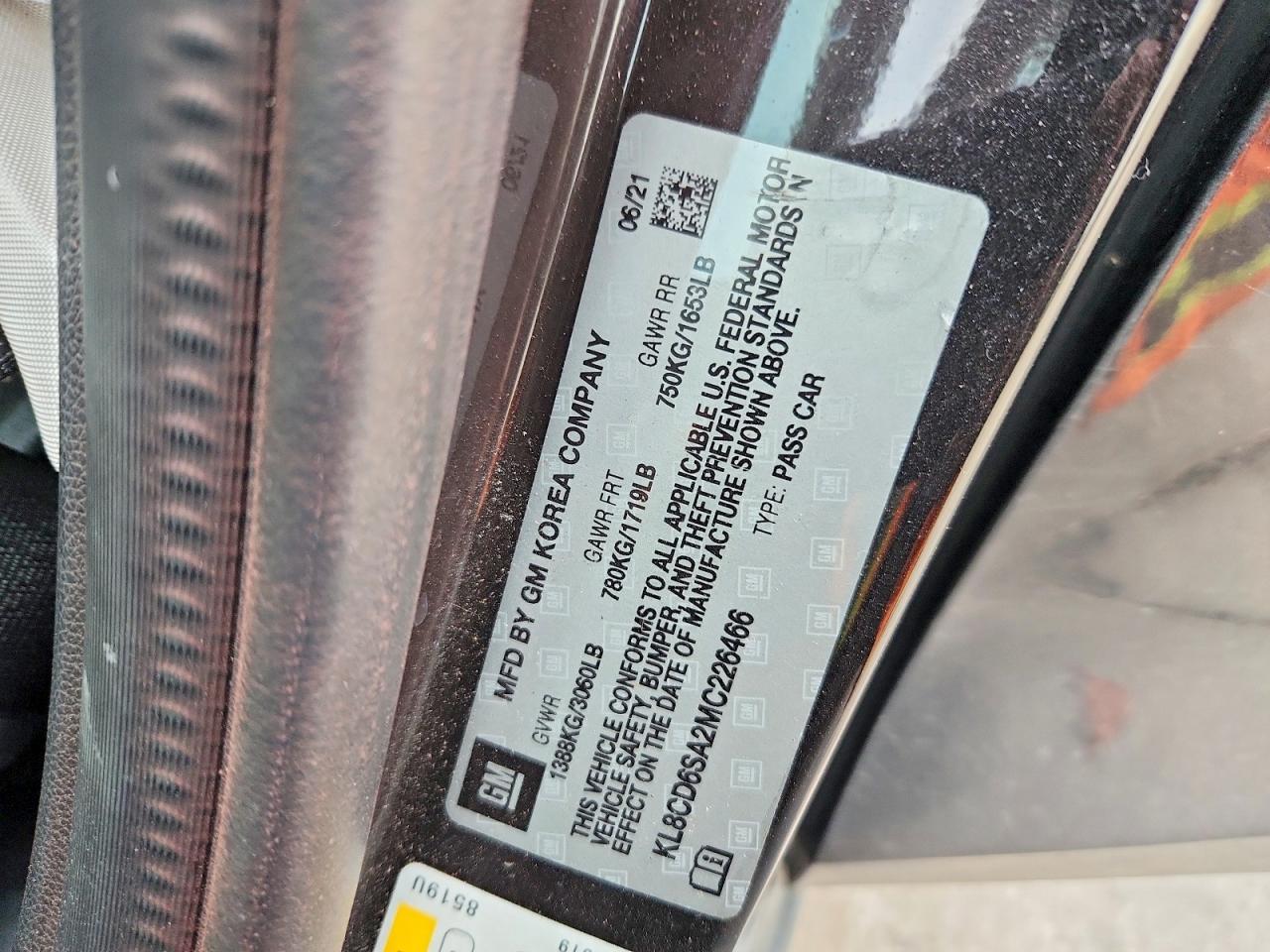 2021 CHEVROLET Spark