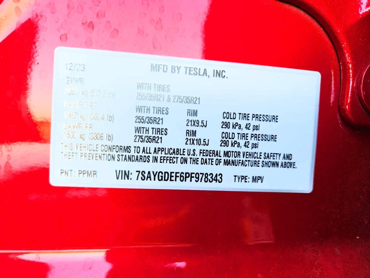 2023 TESLA MODEL Y