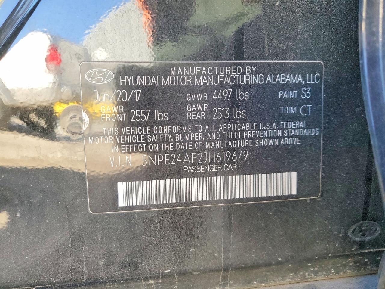 2018 HYUNDAI SONATA