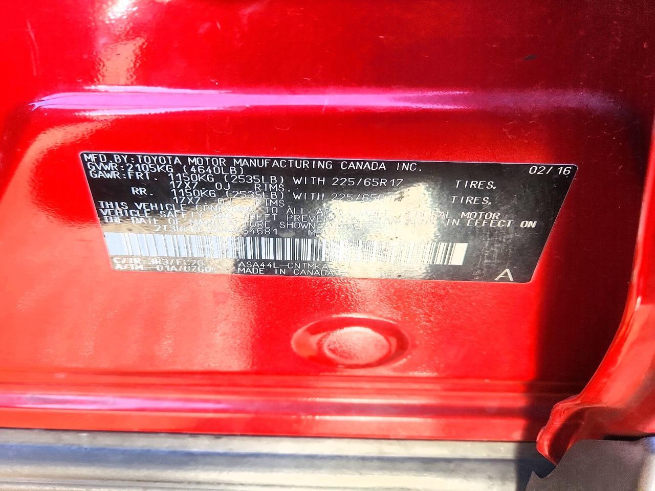 2016 TOYOTA RAV4
