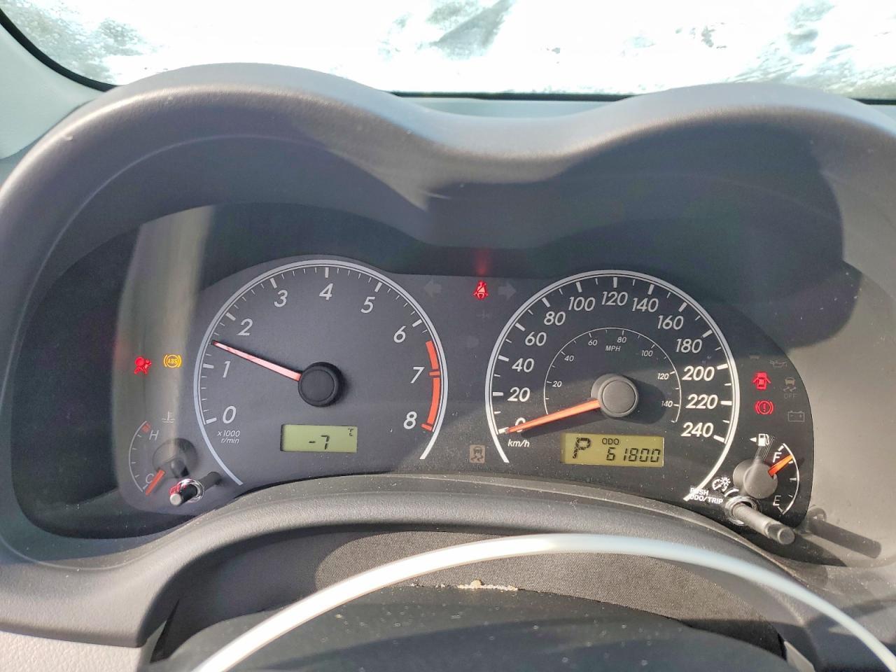 2012 TOYOTA COROLLA