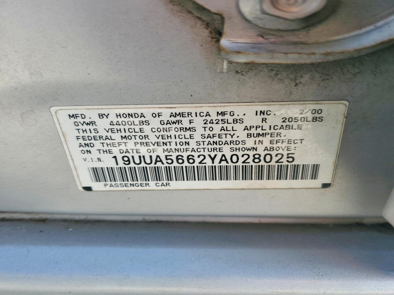 2000 ACURA TL