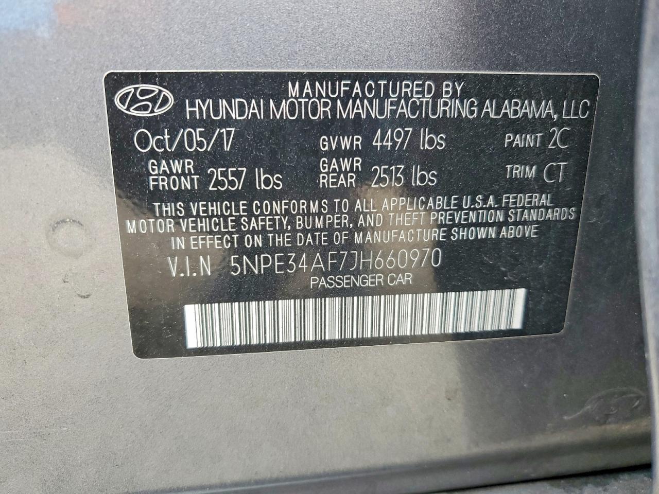 2018 HYUNDAI SONATA