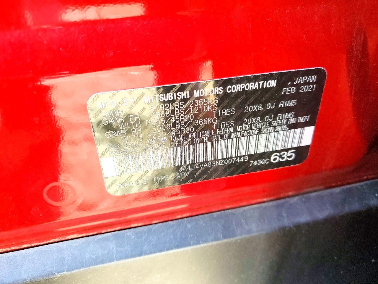 2022 MITSUBISHI outlander