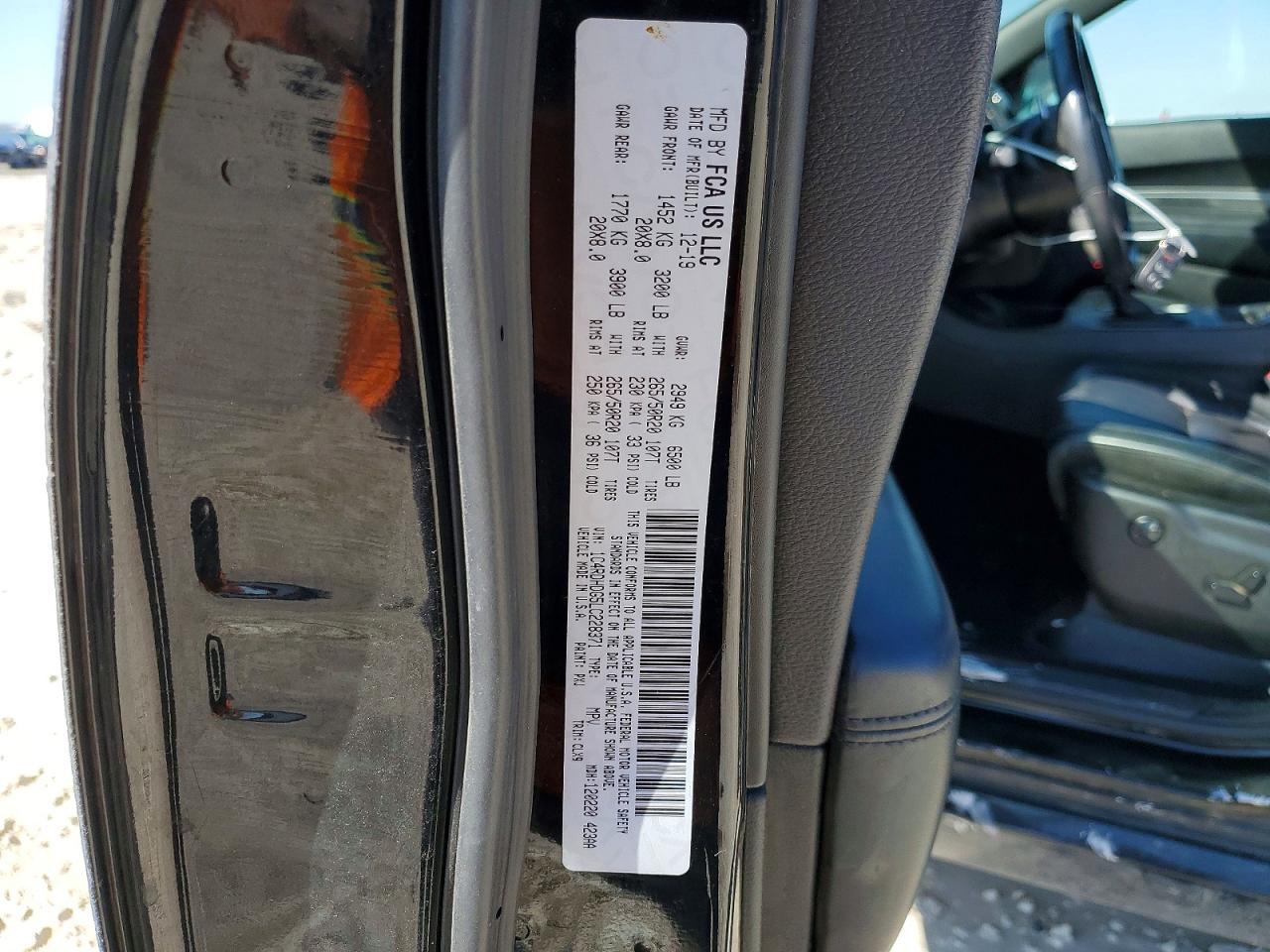 2020 DODGE DURANGO