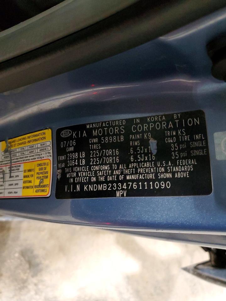 2007 KIA SEDONA