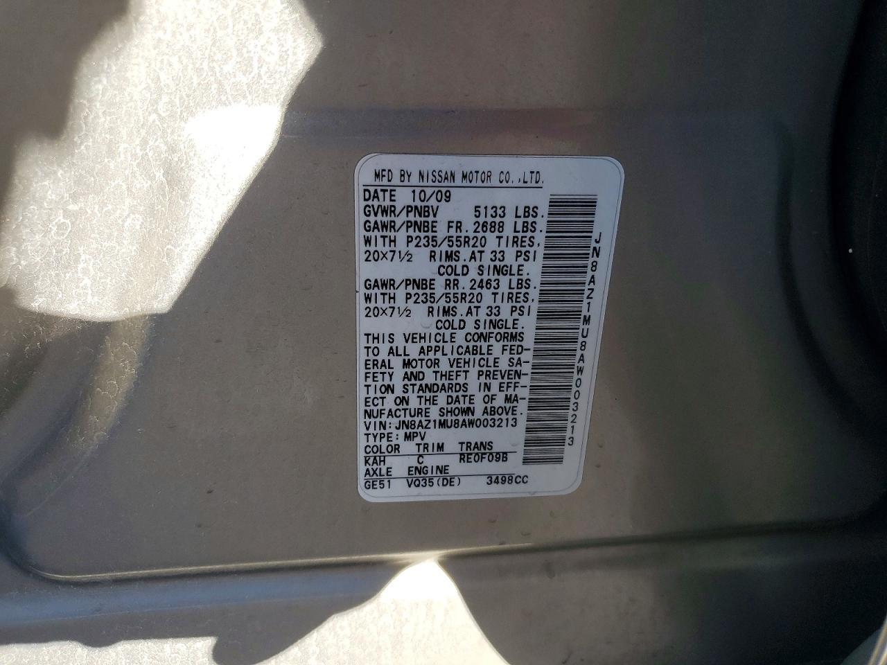 2010 NISSAN MURANO