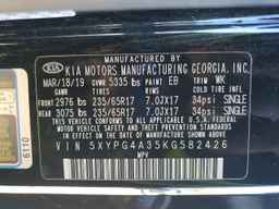2019 KIA SORENTO