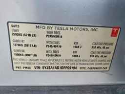 2013 TESLA MODEL S