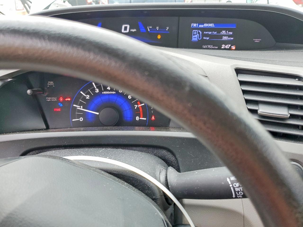 2012 HONDA CIVIC