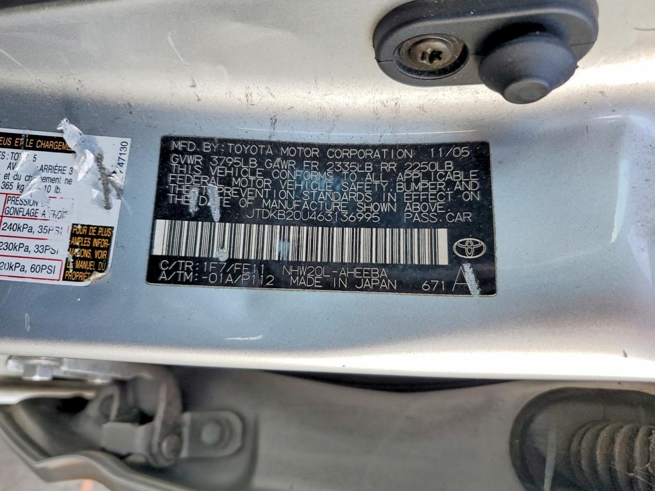 2006 TOYOTA PRIUS