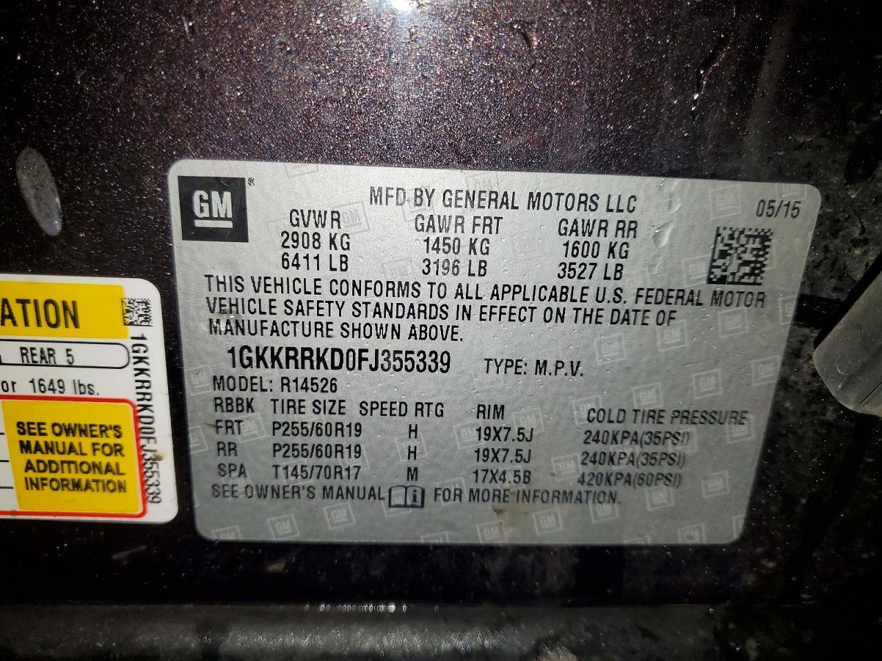 2015 GMC ACADIA