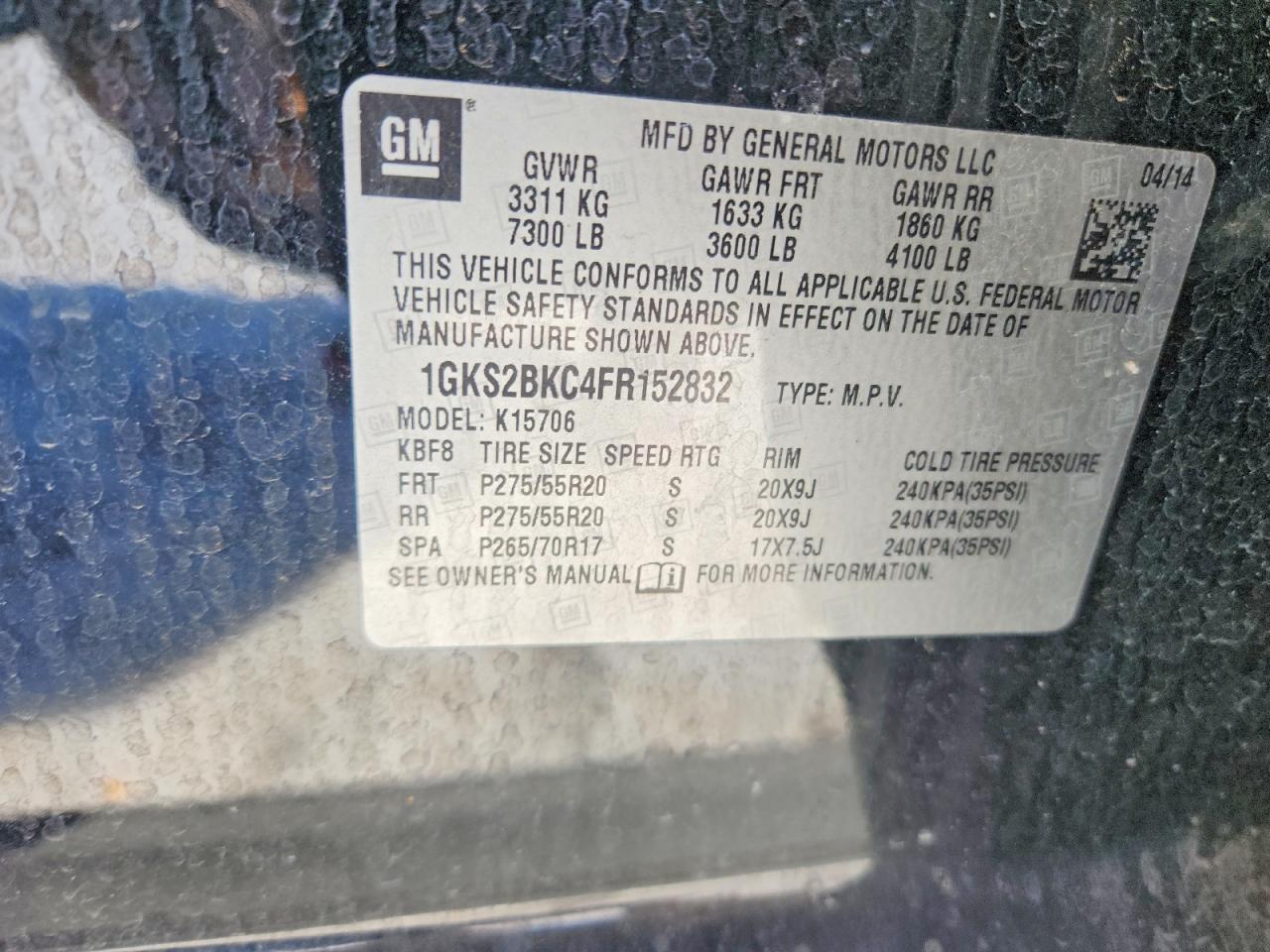 2015 GMC Yukon