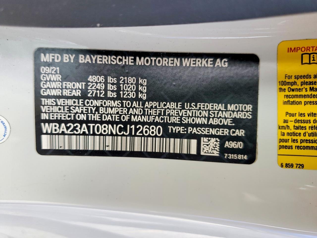 2022 BMW 4 Series