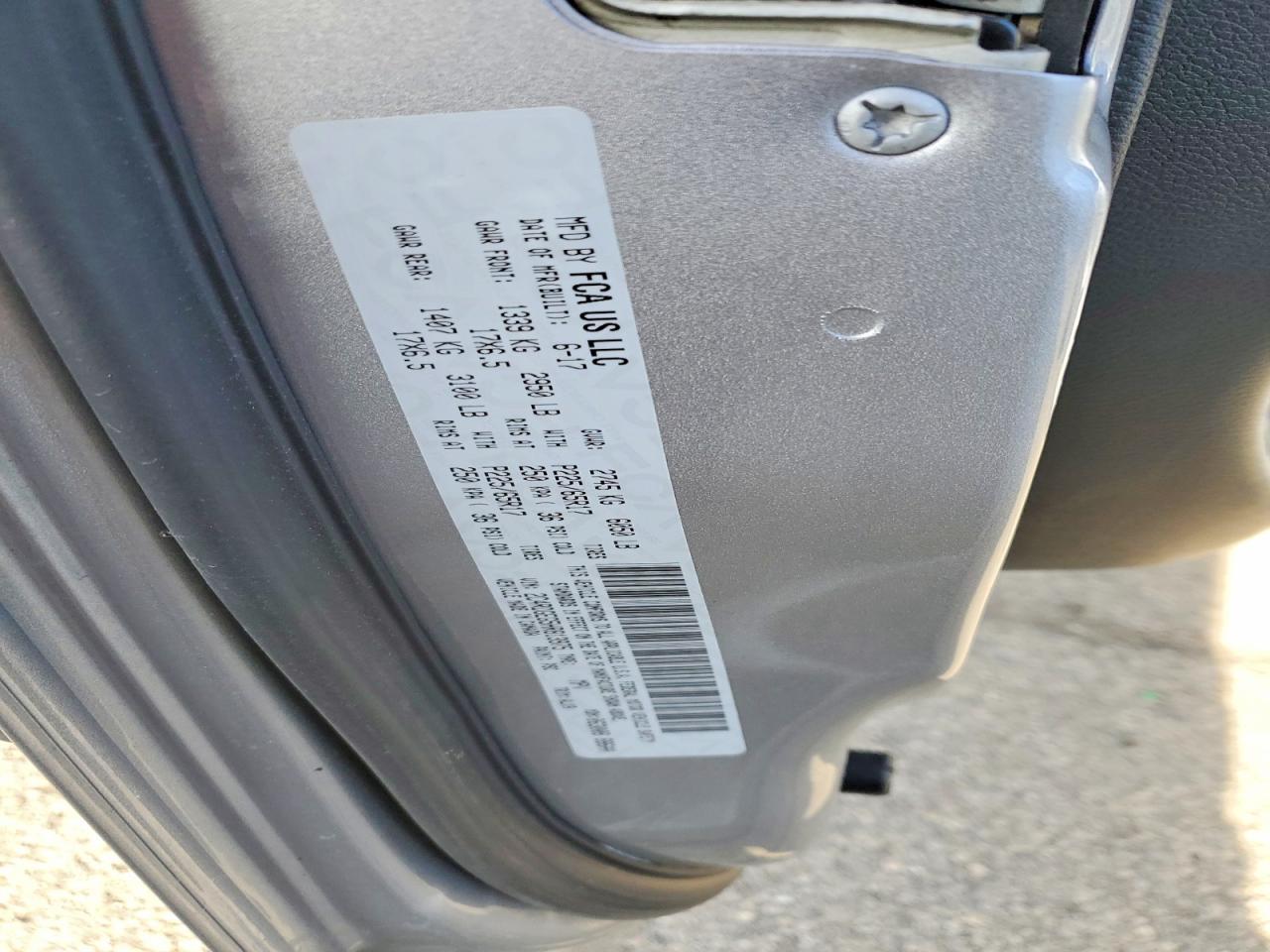 2017 DODGE GRAND CARAVAN