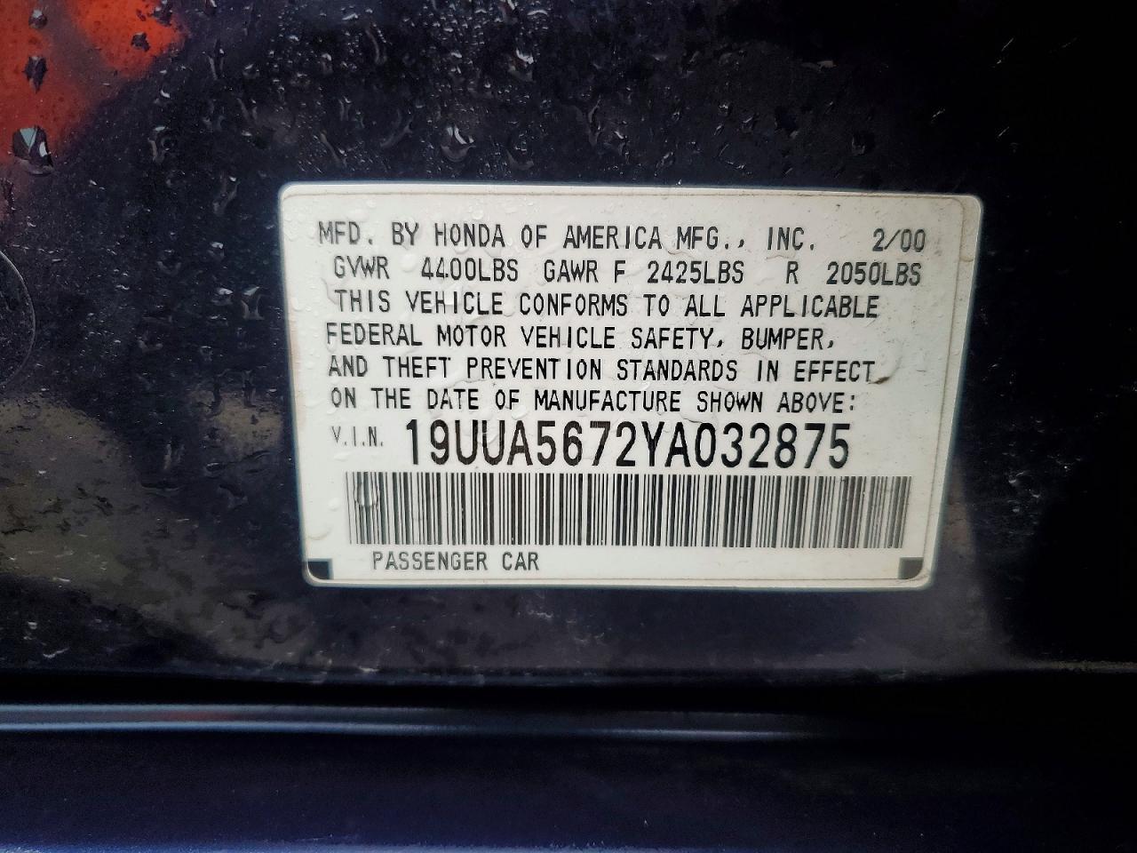 2000 ACURA TL