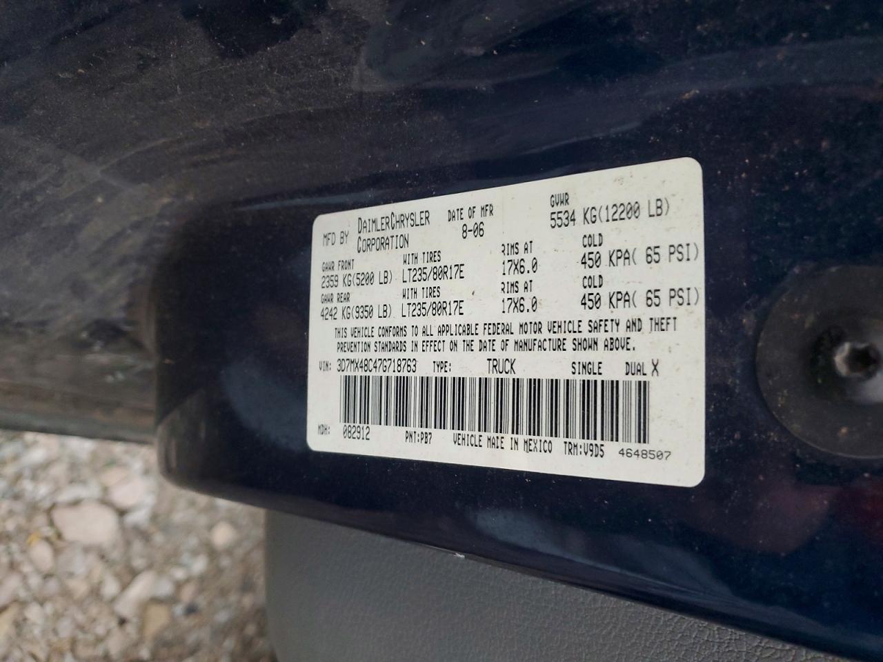 2007 DODGE Ram 3500