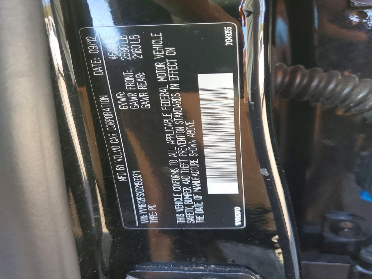 2013 VOLVO S60