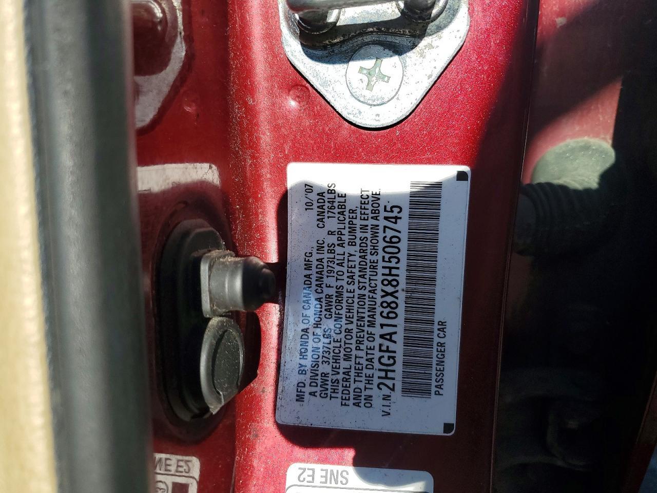 2008 HONDA CIVIC