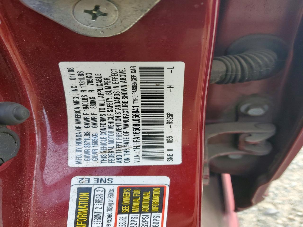 2008 HONDA CIVIC