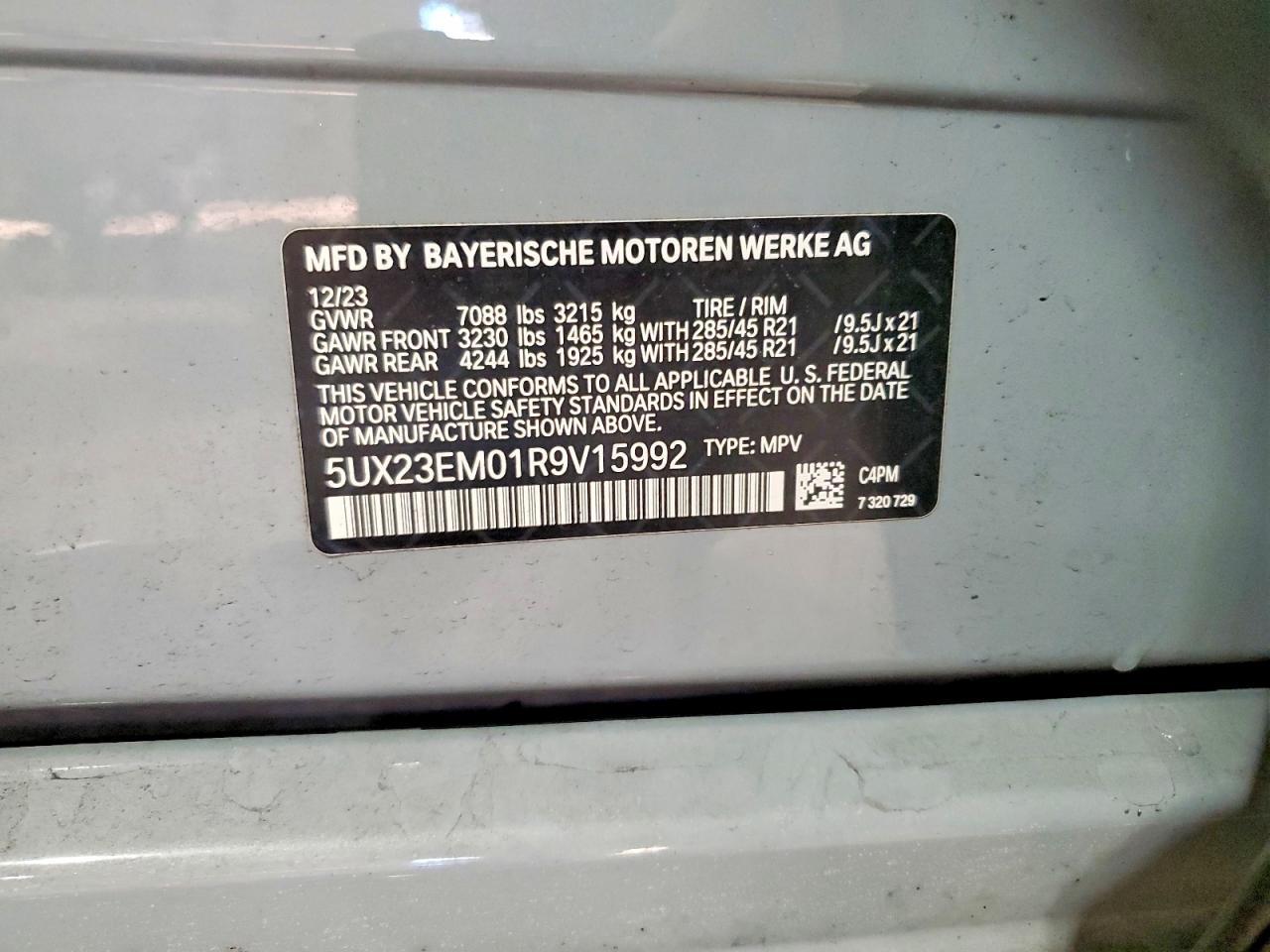 2024 BMW X7