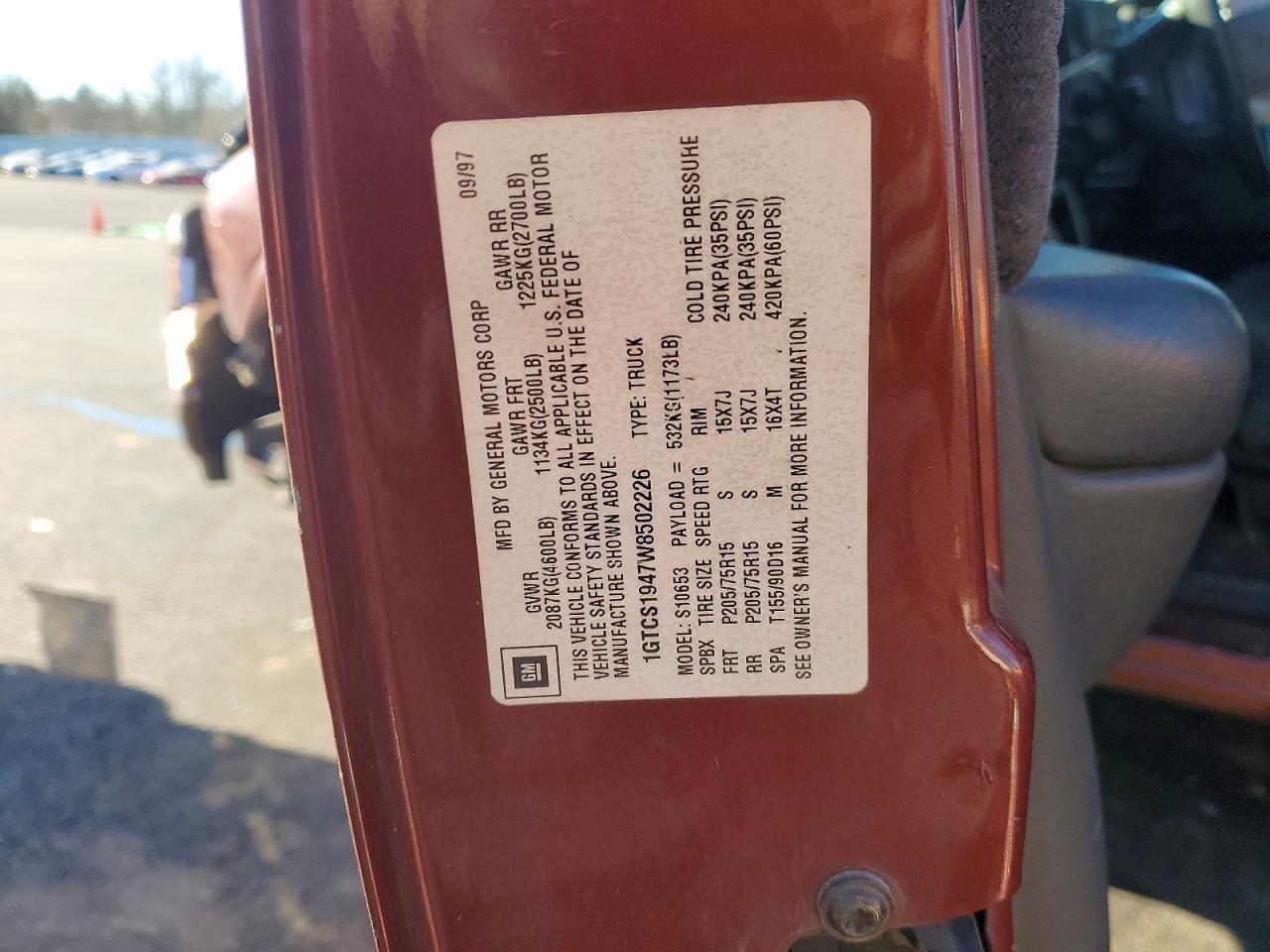 1998 GMC Sonoma