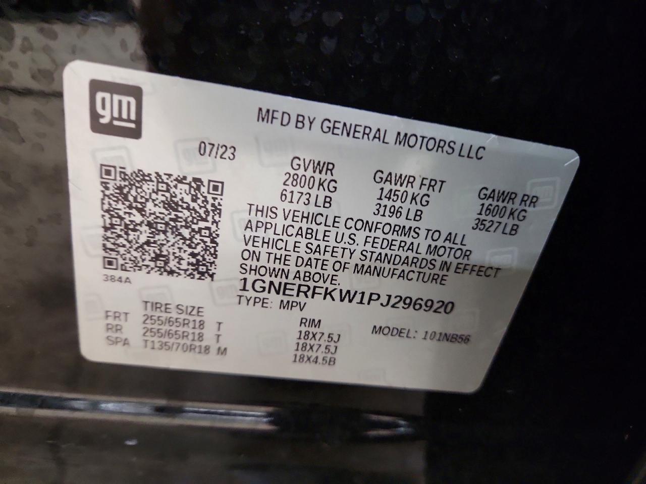 2023 CHEVROLET TRAVERSE