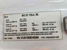 2019 TESLA MODEL 3