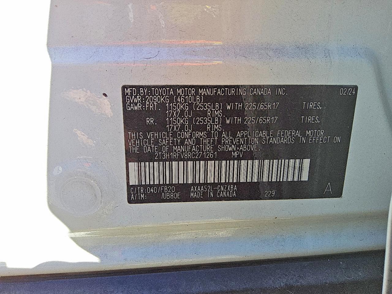 2024 TOYOTA RAV4