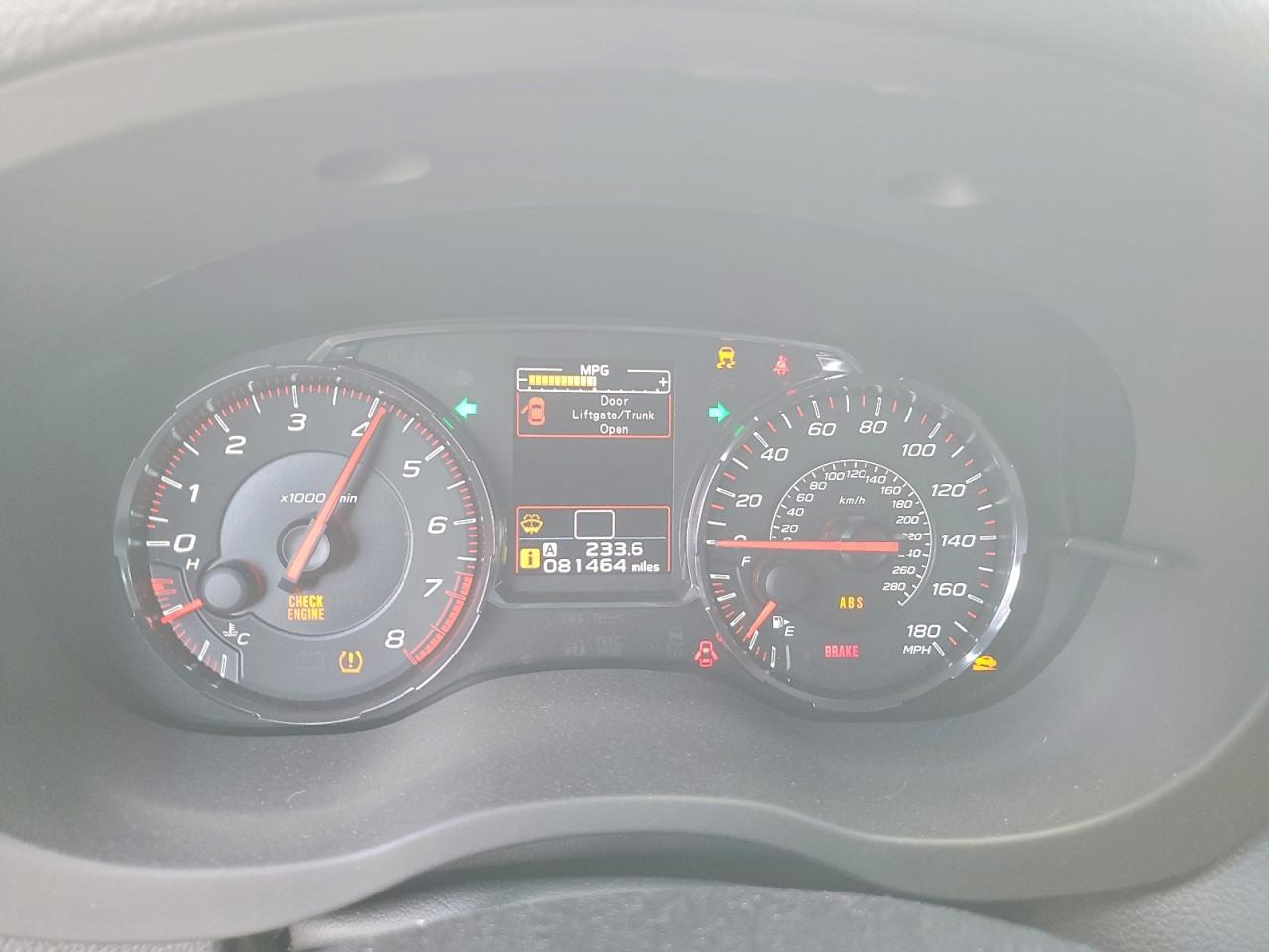 2020 SUBARU WRX