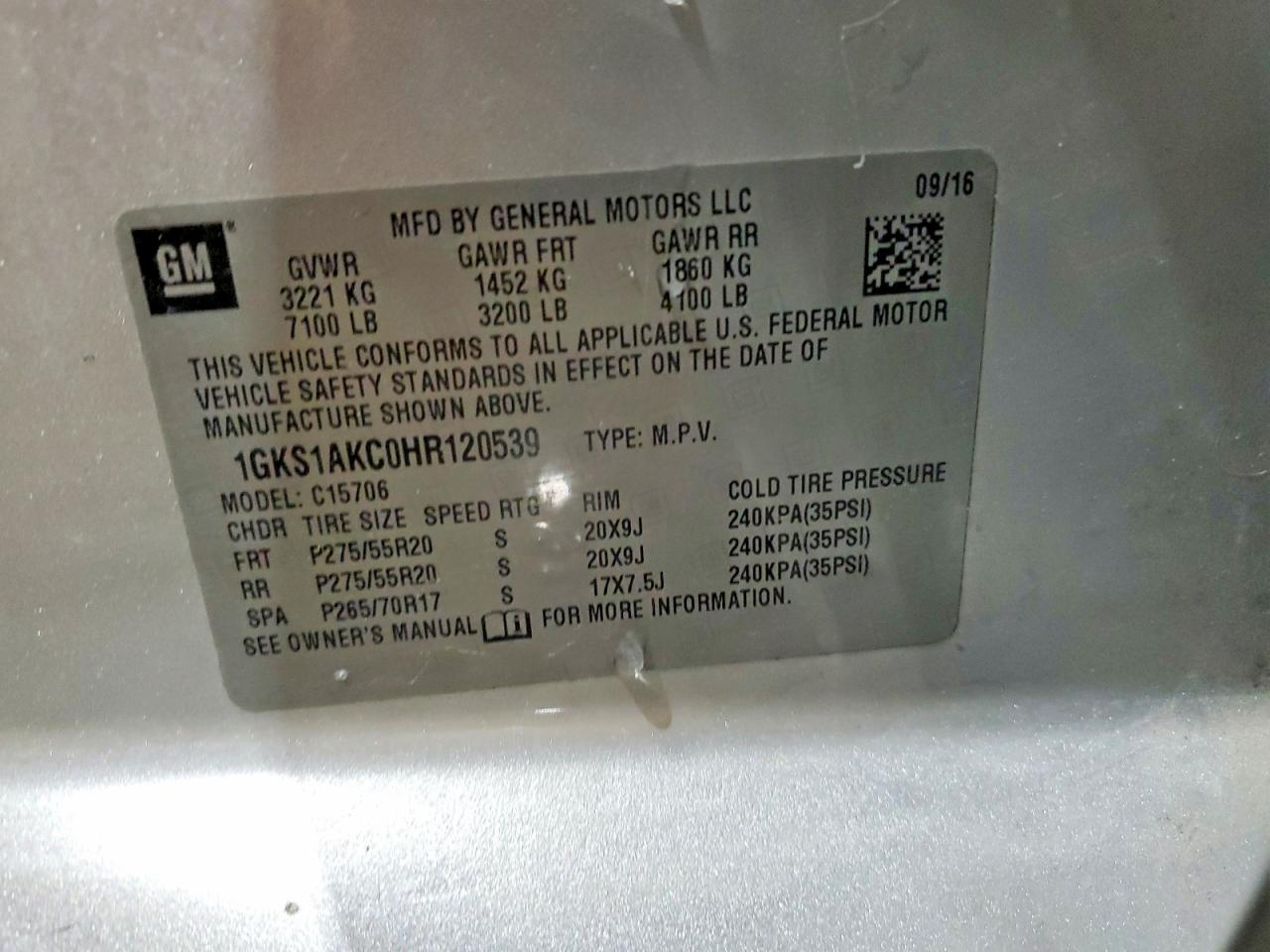 2017 GMC Yukon