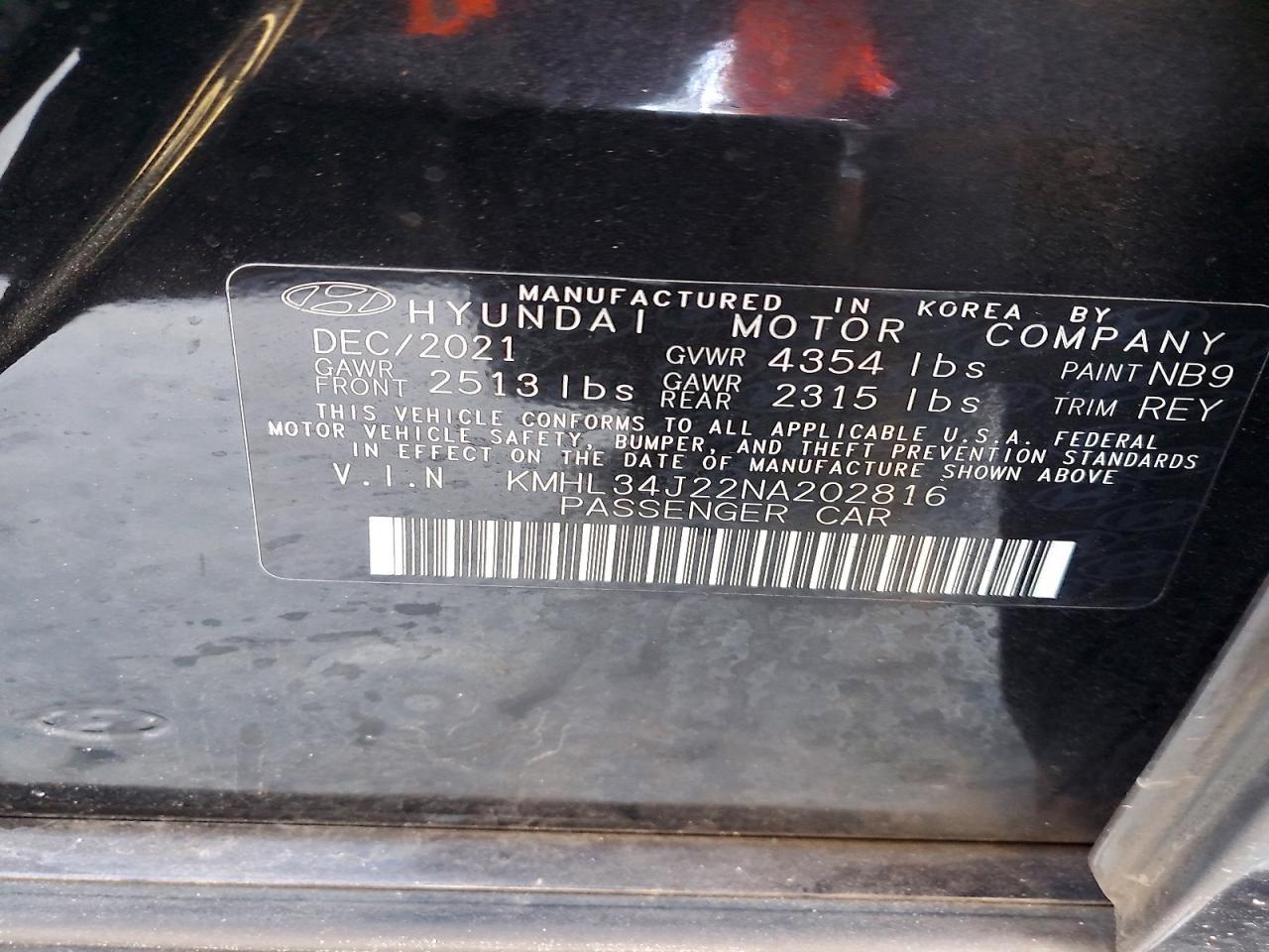 2022 HYUNDAI SONATA