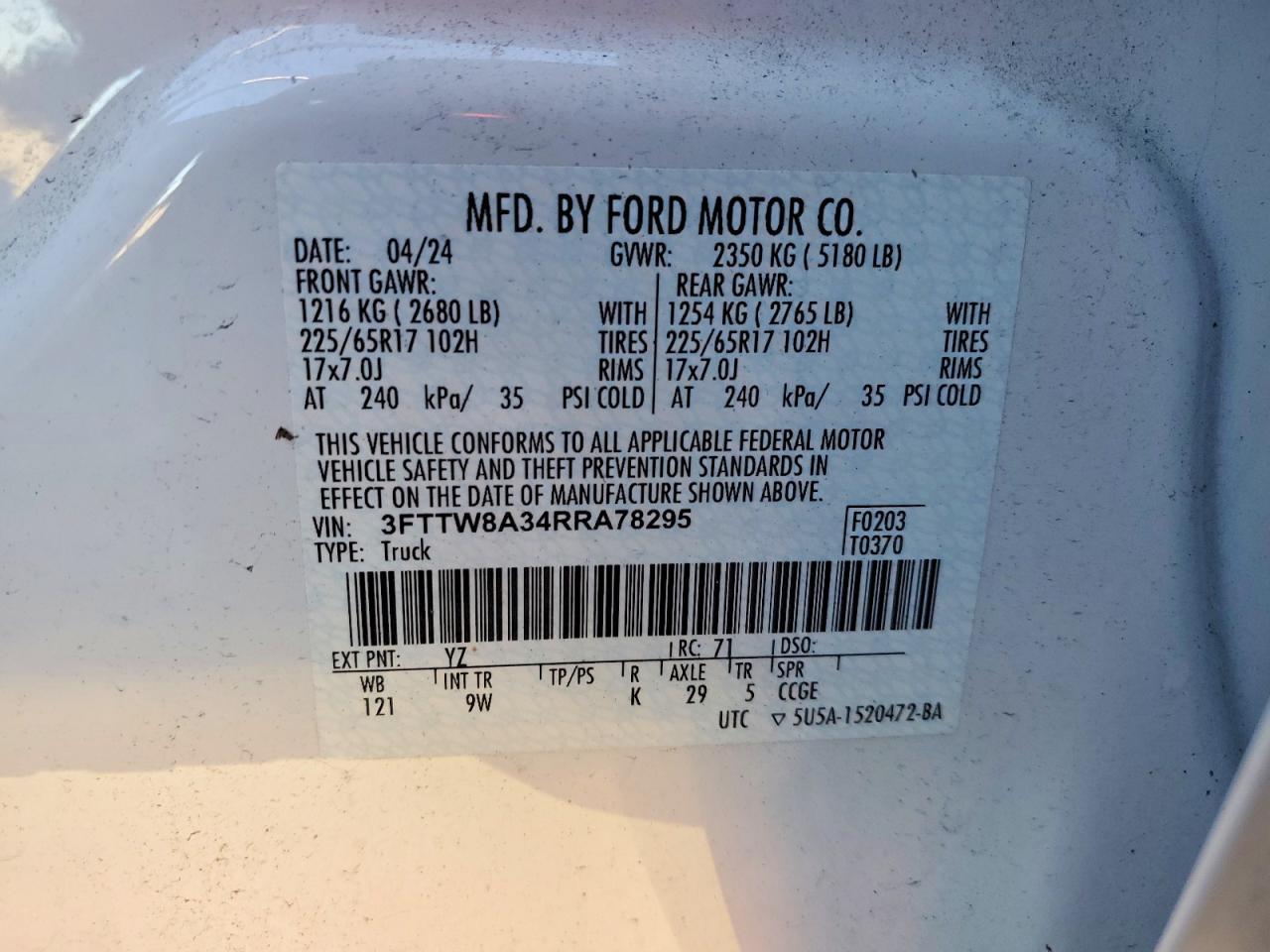 2024 FORD Maverick