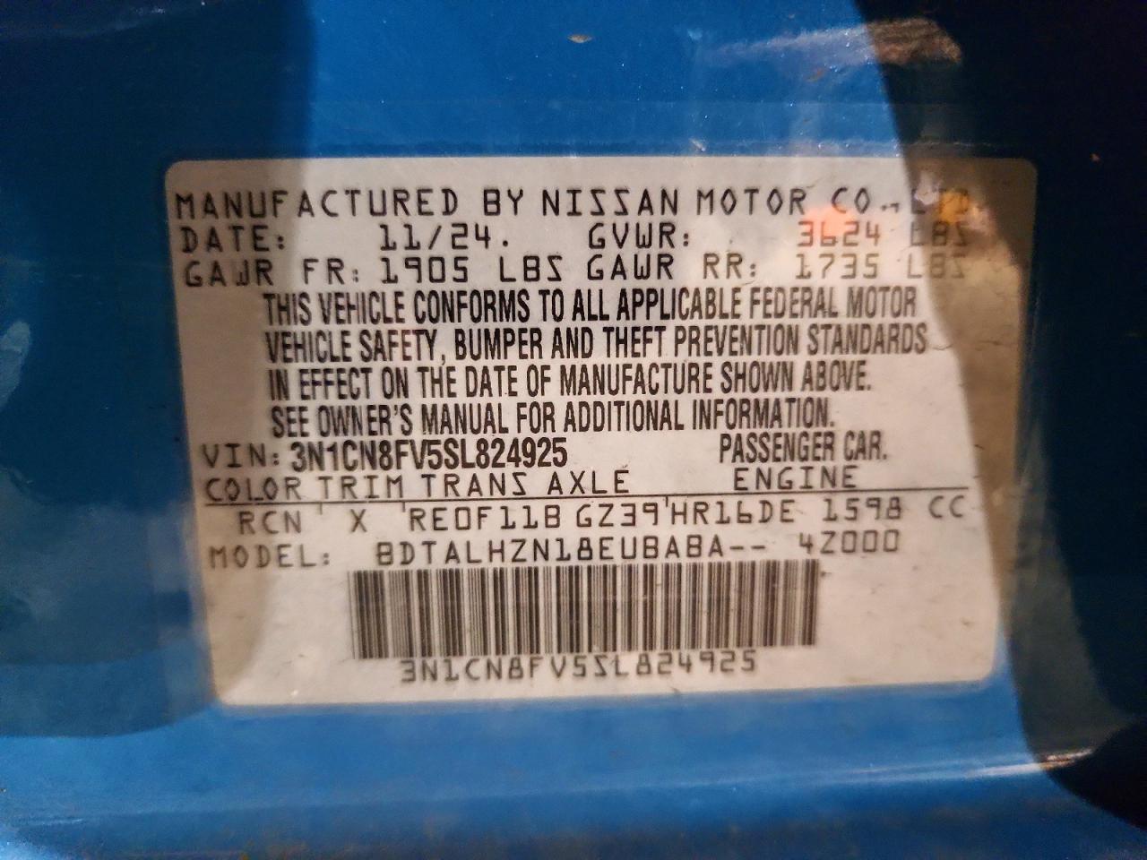 2025 NISSAN VERSA