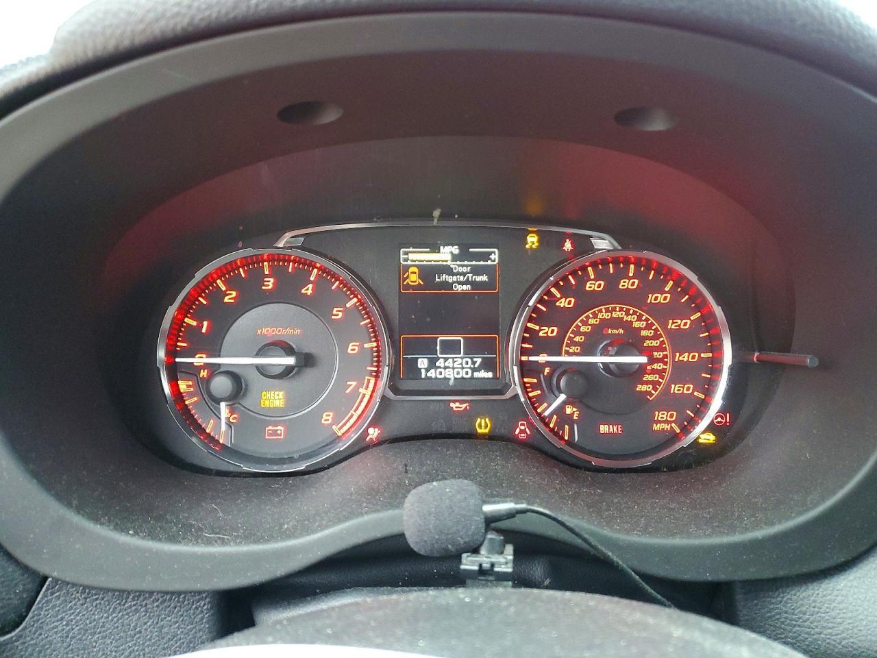 2015 SUBARU WRX