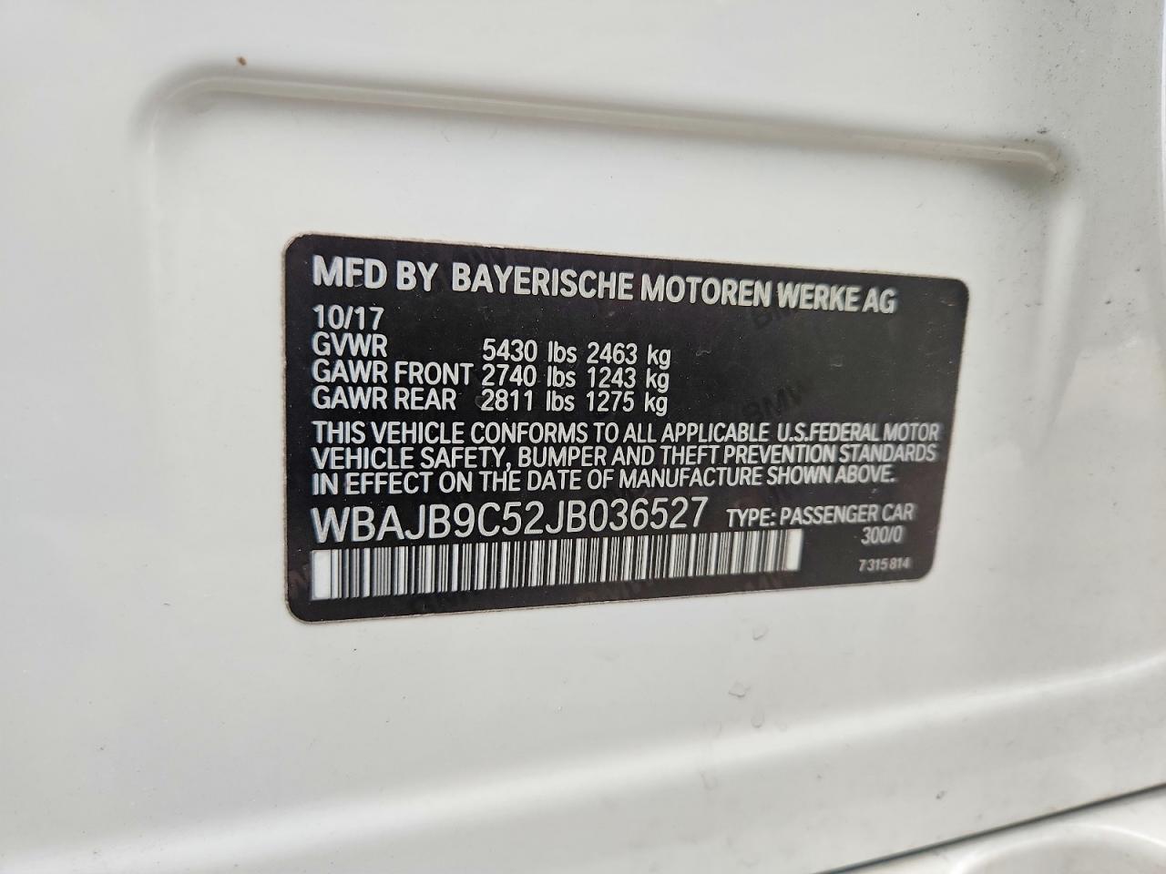 2018 BMW M550i xDrive